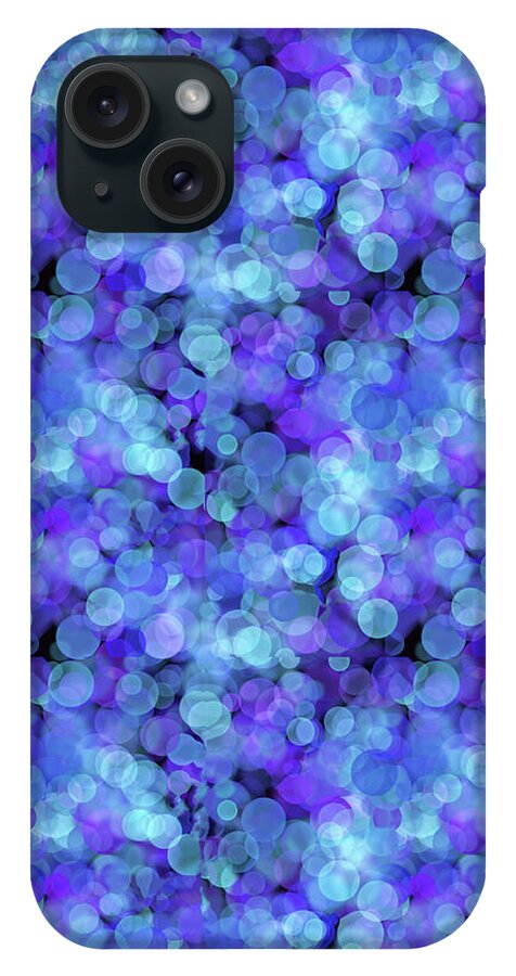 Blue Bokeh Pattern - Phone Case