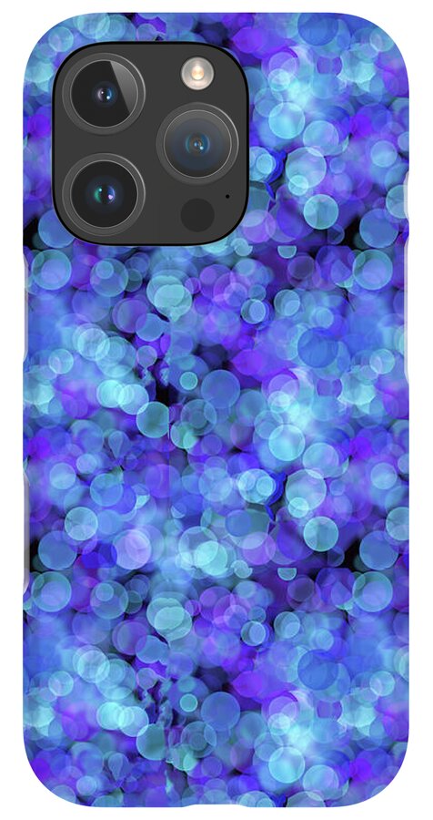 Blue Bokeh Pattern - Phone Case