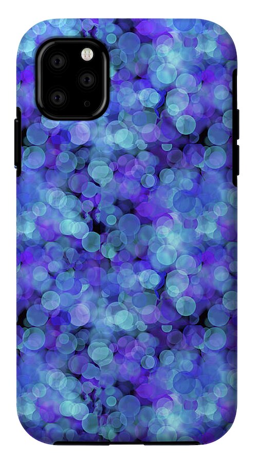 Blue Bokeh Pattern - Phone Case