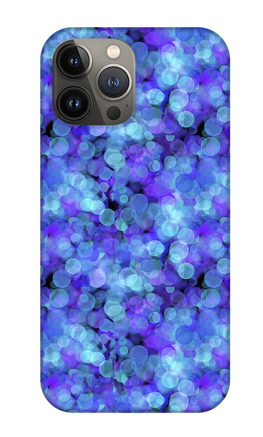 Blue Bokeh Pattern - Phone Case
