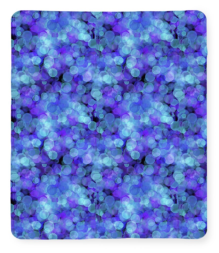 Blue Bokeh Pattern - Blanket