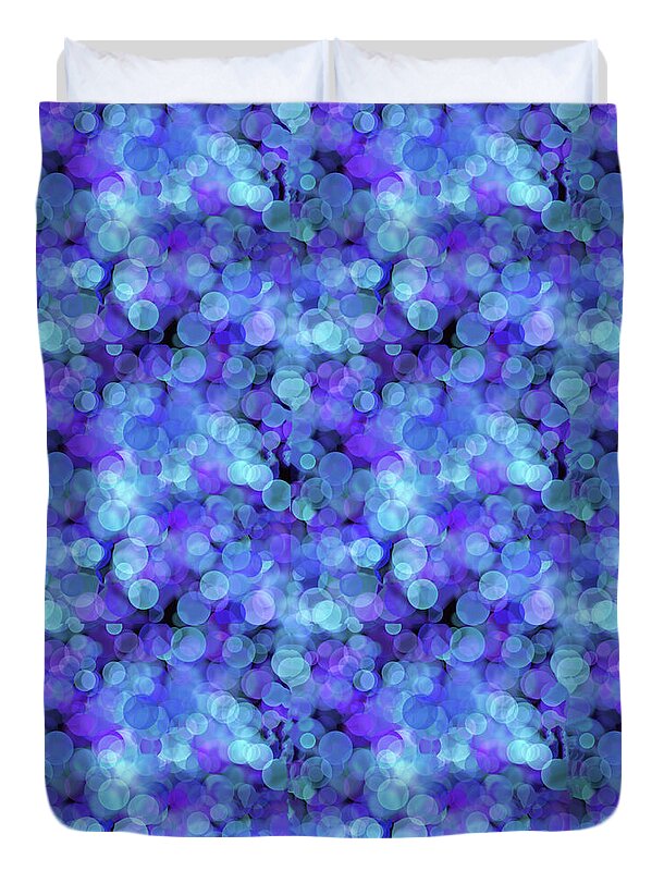 Blue Bokeh Pattern - Duvet Cover