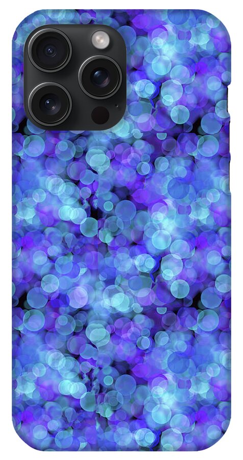 Blue Bokeh Pattern - Phone Case