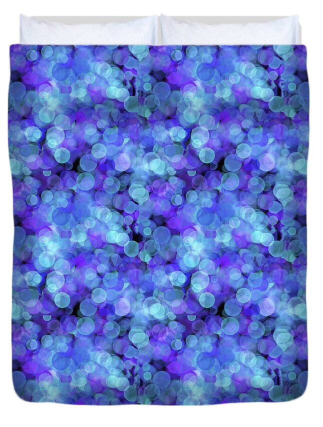Blue Bokeh Pattern - Duvet Cover