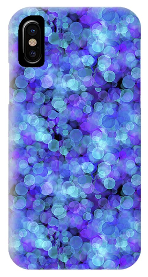 Blue Bokeh Pattern - Phone Case