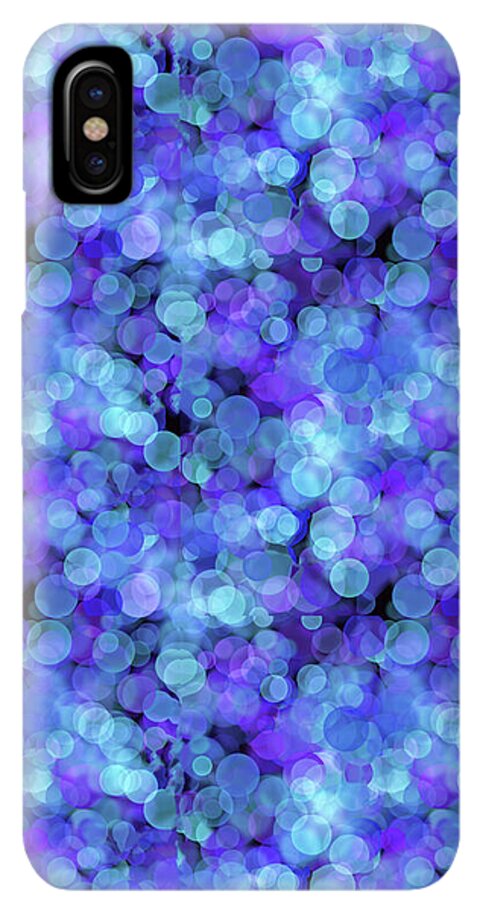 Blue Bokeh Pattern - Phone Case