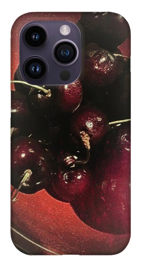 Bowl Of Cherries - Phone Case