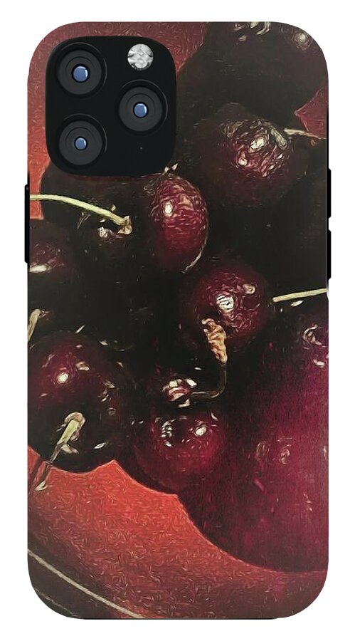Bowl Of Cherries - Phone Case