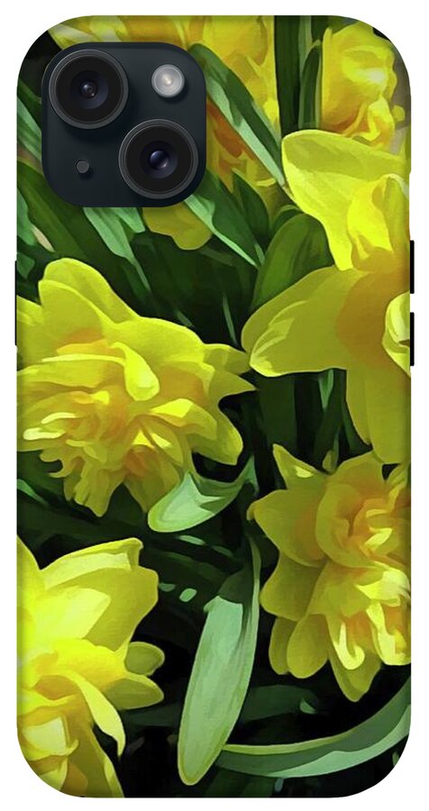 Bright Yellow Daffodils - Phone Case