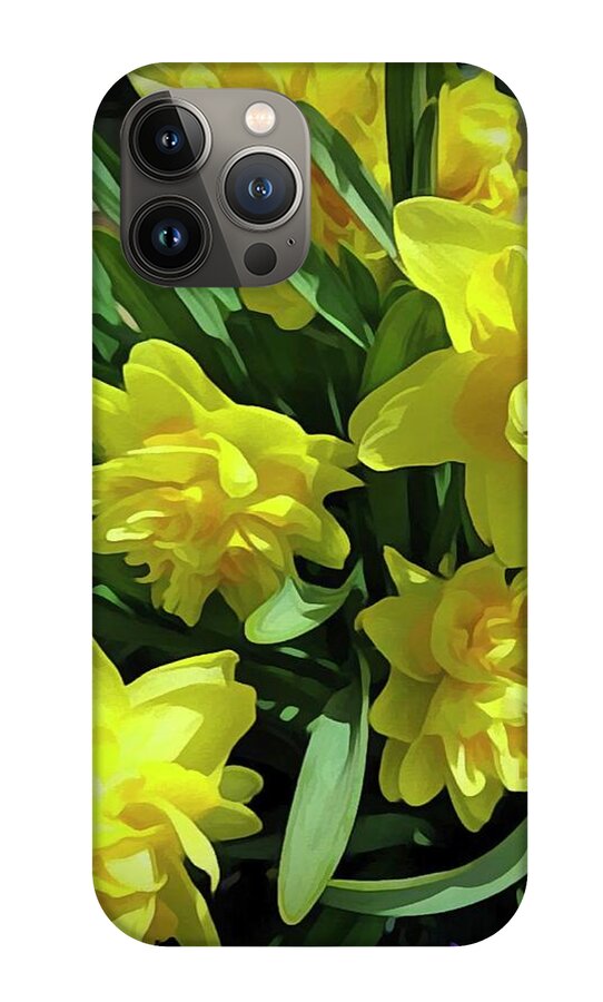 Bright Yellow Daffodils - Phone Case