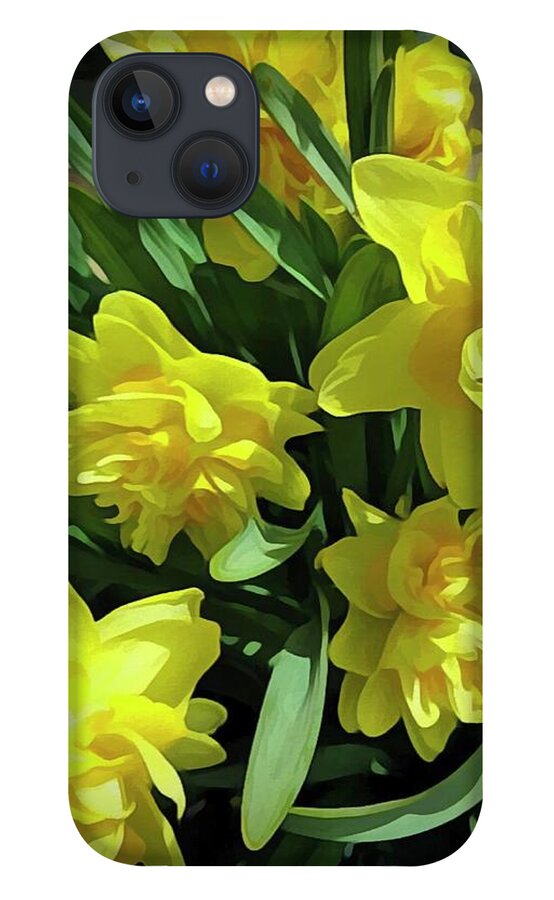 Bright Yellow Daffodils - Phone Case
