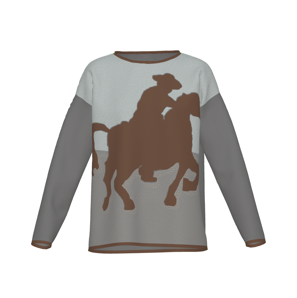 Cowboy On a Horse Knit Sweater