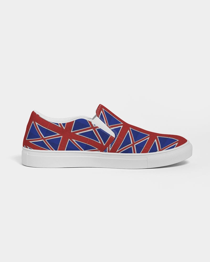British Flag Pattern Women's Slip-On Canvas Shoe
