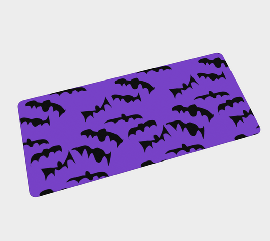 Bats Pattern Desk Mat