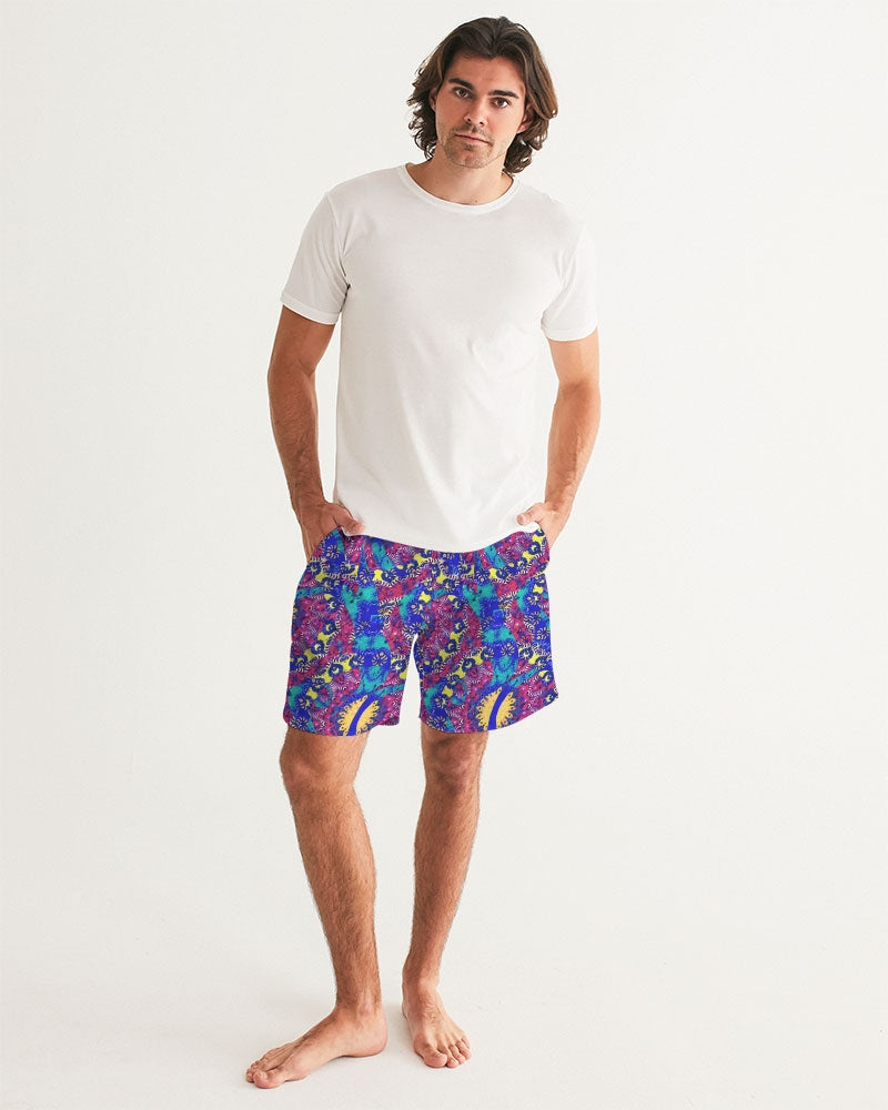 Caribbean Grafitti Men's All-Over Print Swim Trunk