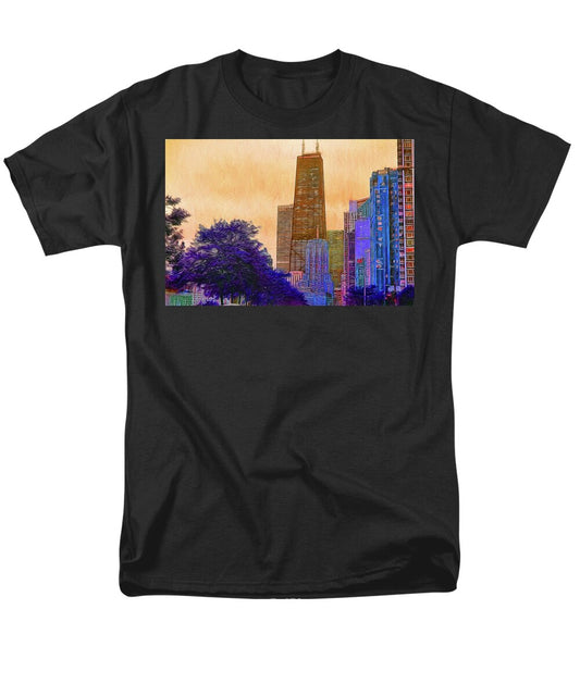 Chicago From The North - Men's T-Shirt (Regular Fit)