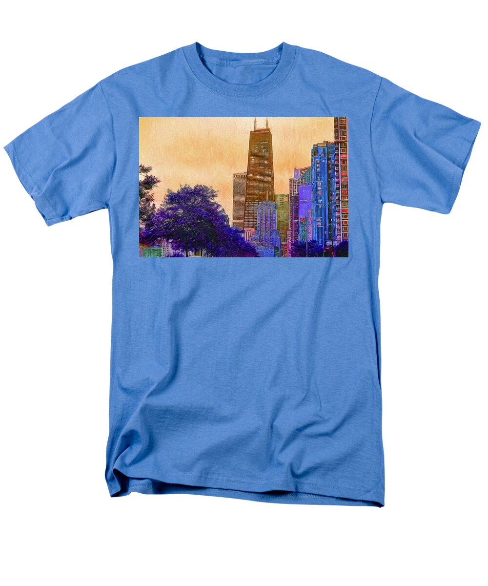 Chicago From The North - Men's T-Shirt (Regular Fit)