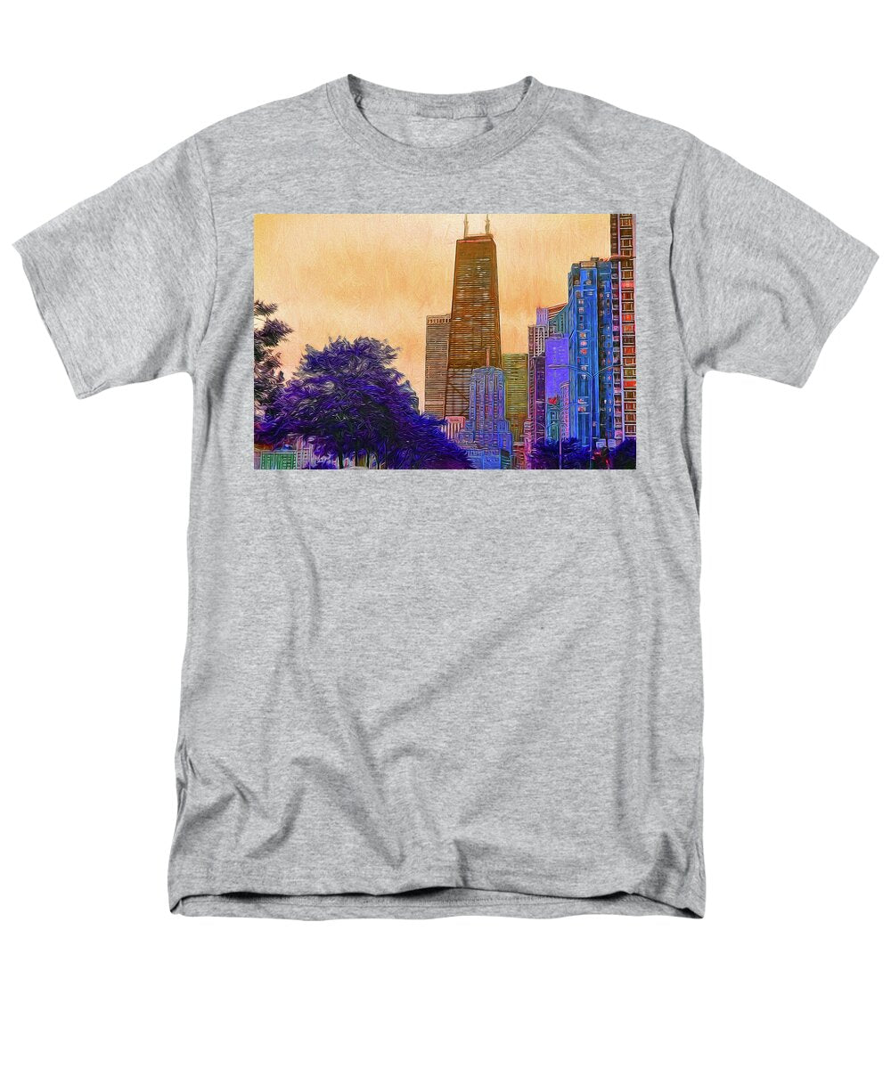 Chicago From The North - Men's T-Shirt (Regular Fit)