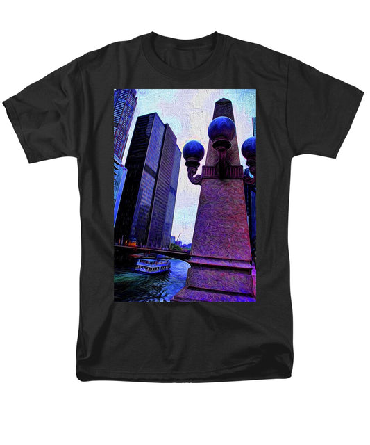 Chicago River Lamp - Men's T-Shirt (Regular Fit)