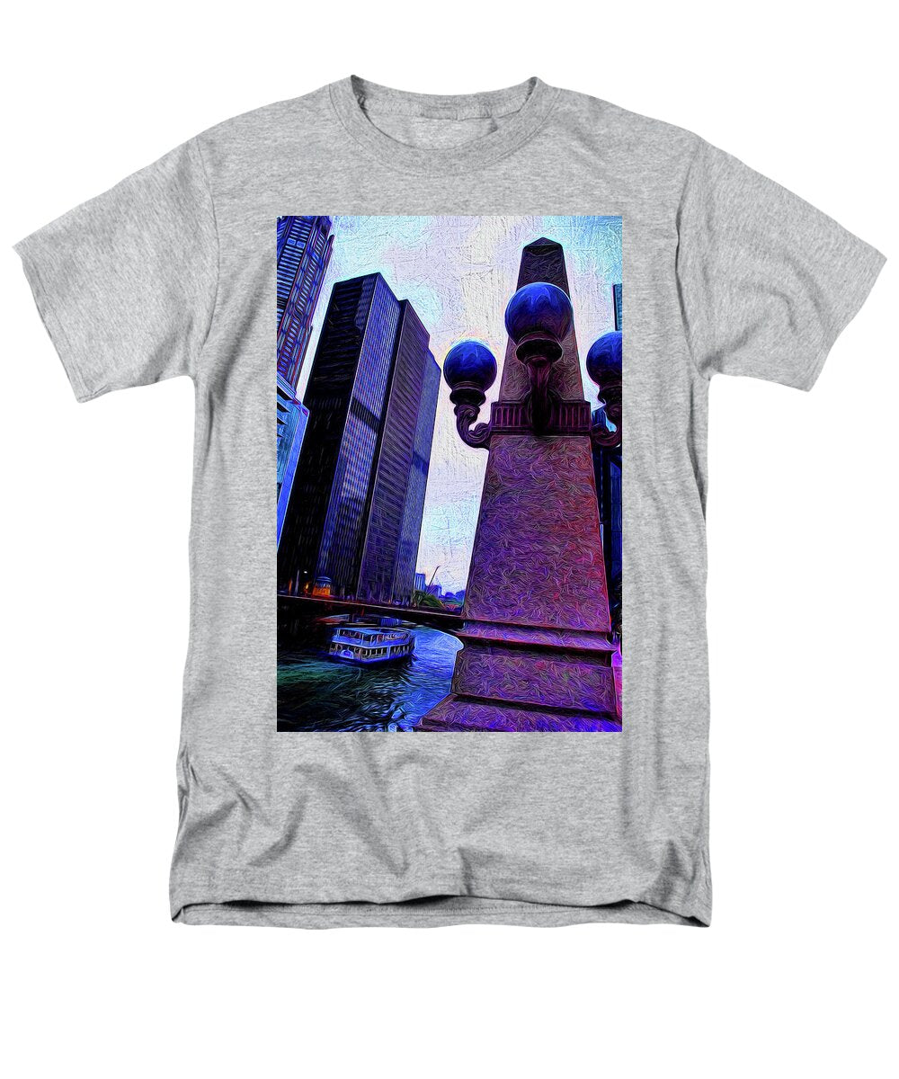 Chicago River Lamp - Men's T-Shirt (Regular Fit)
