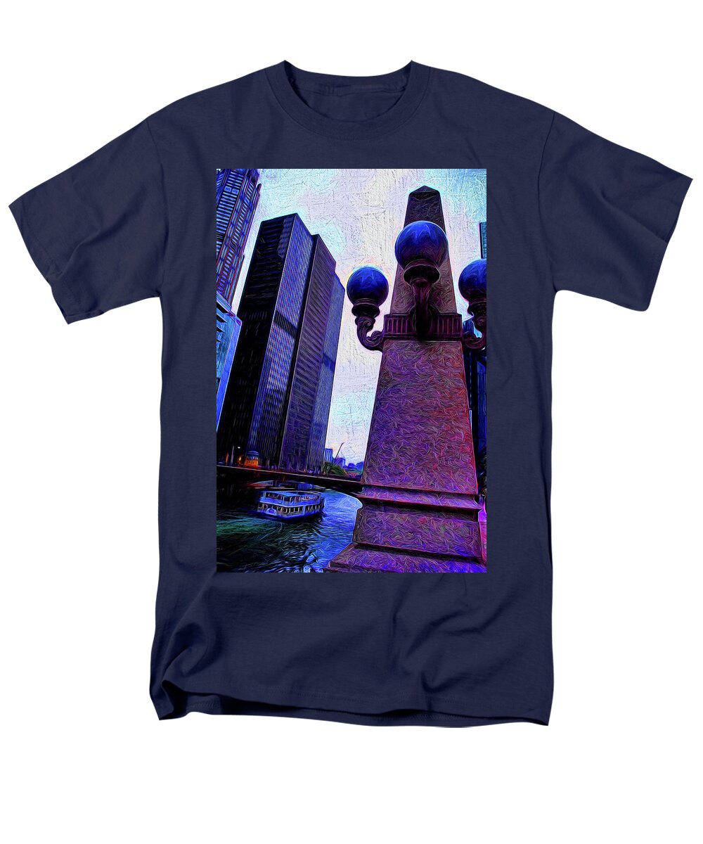 Chicago River Lamp - Men's T-Shirt (Regular Fit)