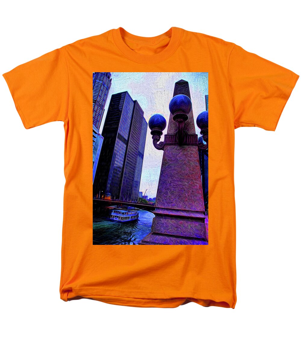 Chicago River Lamp - Men's T-Shirt (Regular Fit)