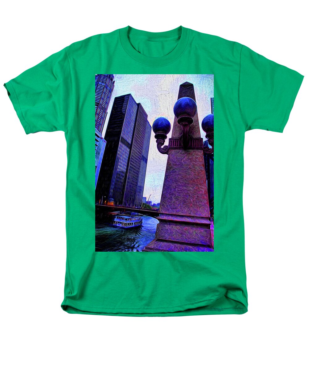 Chicago River Lamp - Men's T-Shirt (Regular Fit)