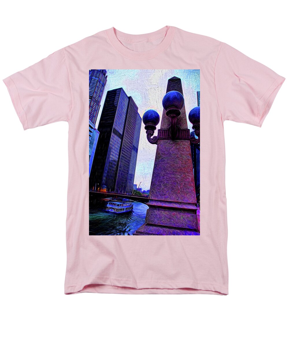 Chicago River Lamp - Men's T-Shirt (Regular Fit)