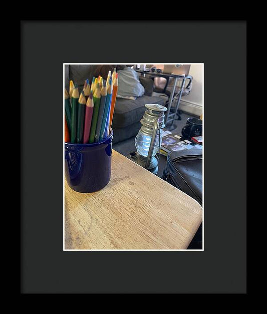 Colored Pencils - Framed Print