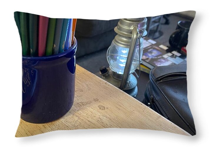 Colored Pencils - Throw Pillow