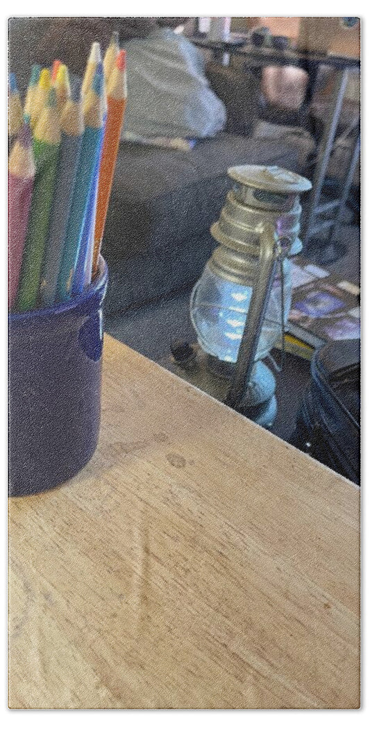 Colored Pencils - Bath Towel