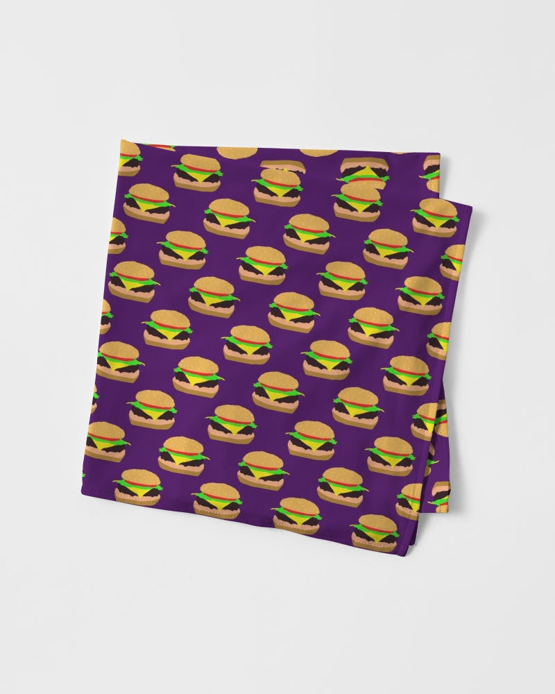 Cheeseburger Pattern Bandana Set