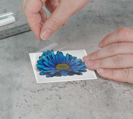 Blue Daisy Sticker