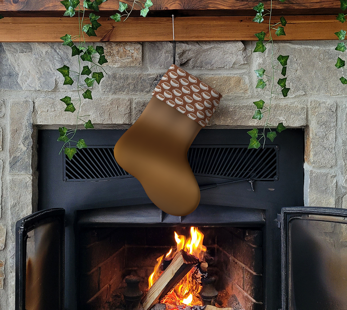 Coffee Gradient Christmas Stocking