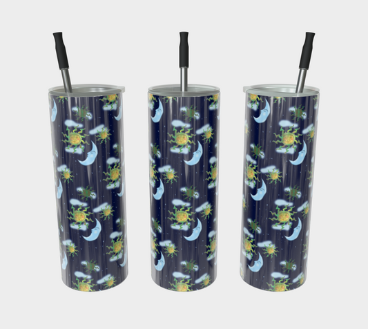 Antique Sun Stainless Steel Tumbler