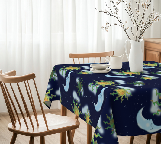 Antique Sun Table Cloth