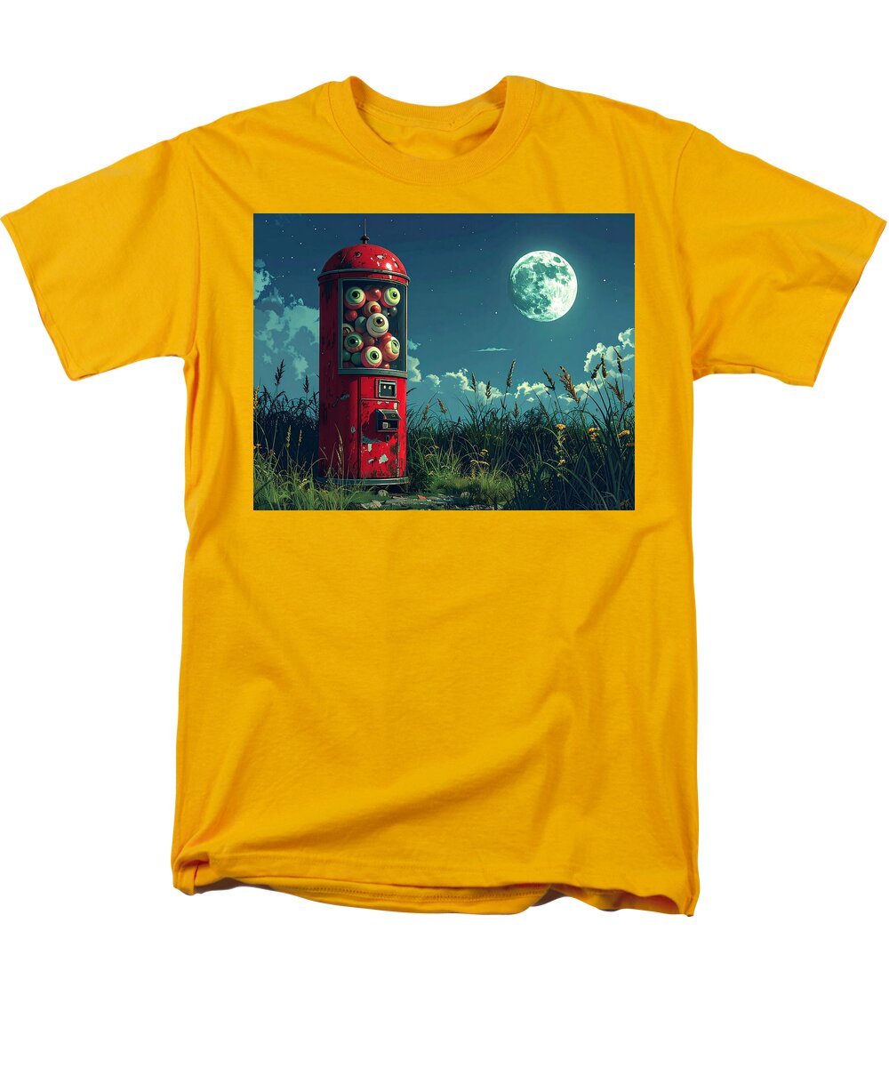 Eerie Eyeball Vending Machine - Men's T-Shirt (Regular Fit)