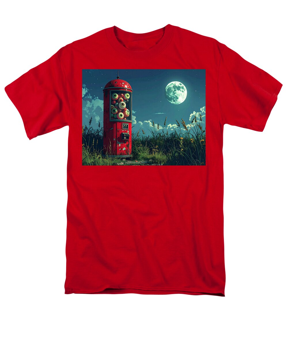Eerie Eyeball Vending Machine - Men's T-Shirt (Regular Fit)