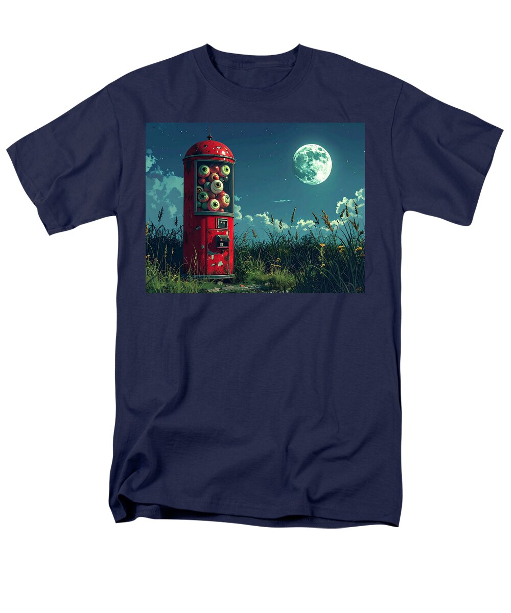 Eerie Eyeball Vending Machine - Men's T-Shirt (Regular Fit)