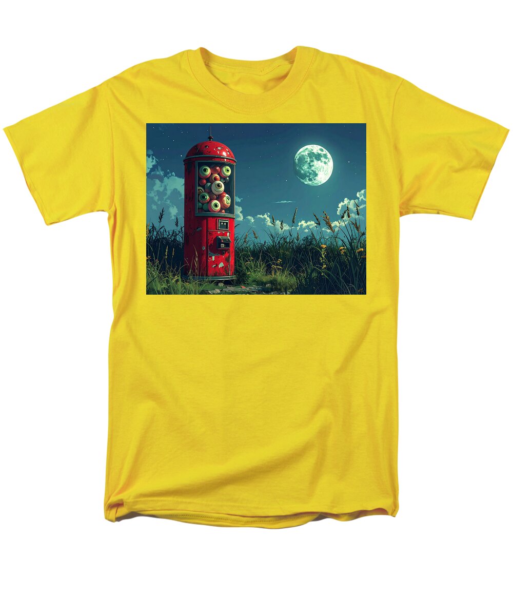 Eerie Eyeball Vending Machine - Men's T-Shirt (Regular Fit)