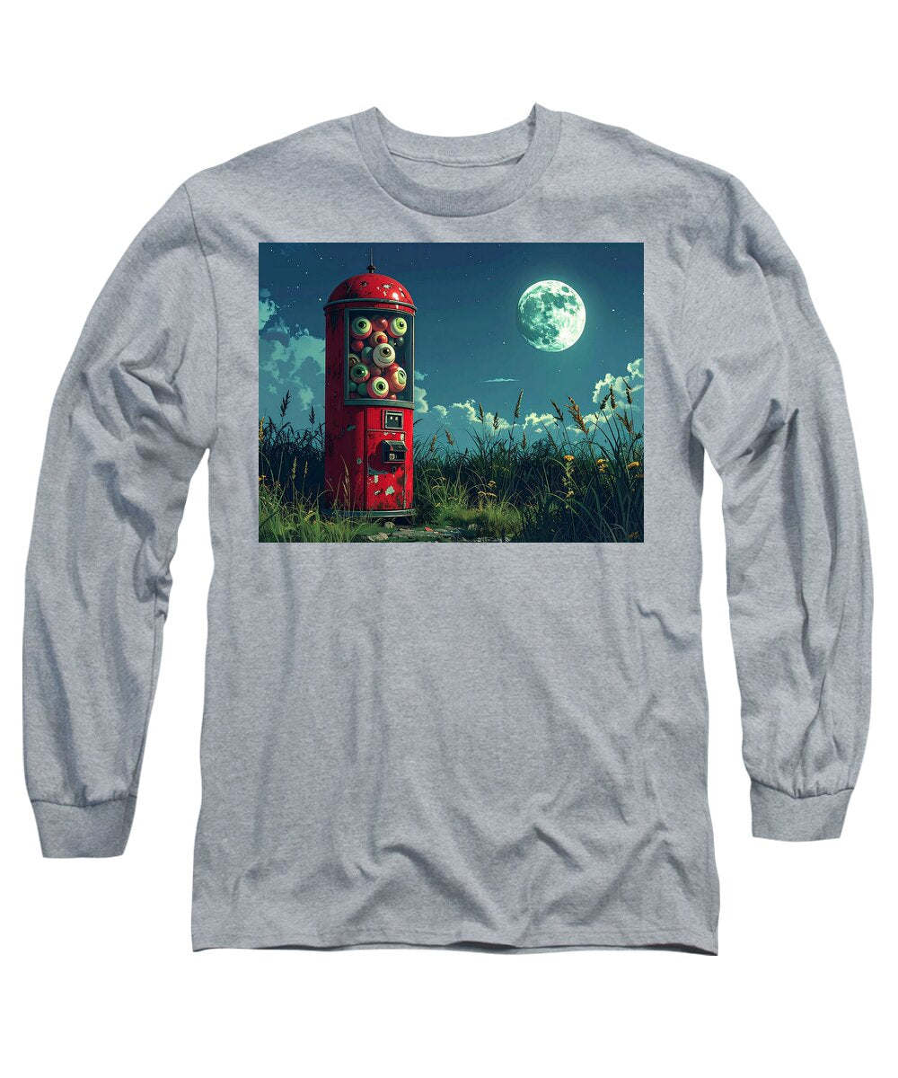 Eerie Eyeball Vending Machine - Long Sleeve T-Shirt