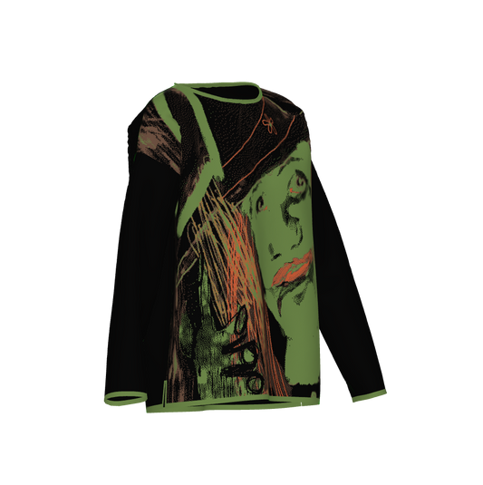 A Witch and Her Broom Knit Sweater