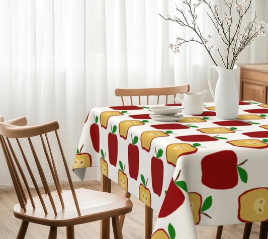 Apple Polkadots Table Cloth