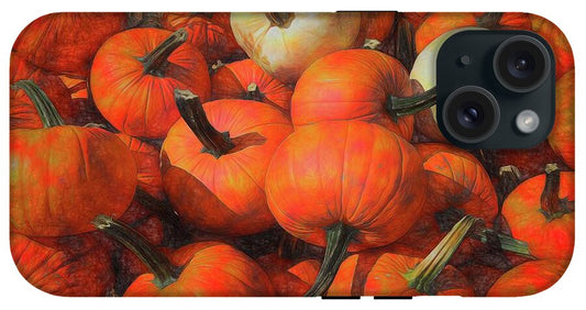 Fall Pumpkin Pile - Phone Case