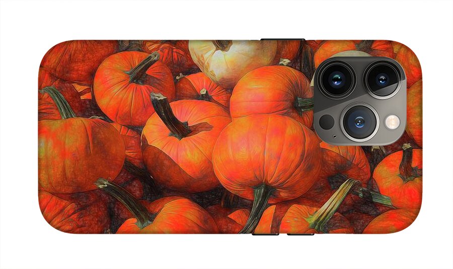 Fall Pumpkin Pile - Phone Case