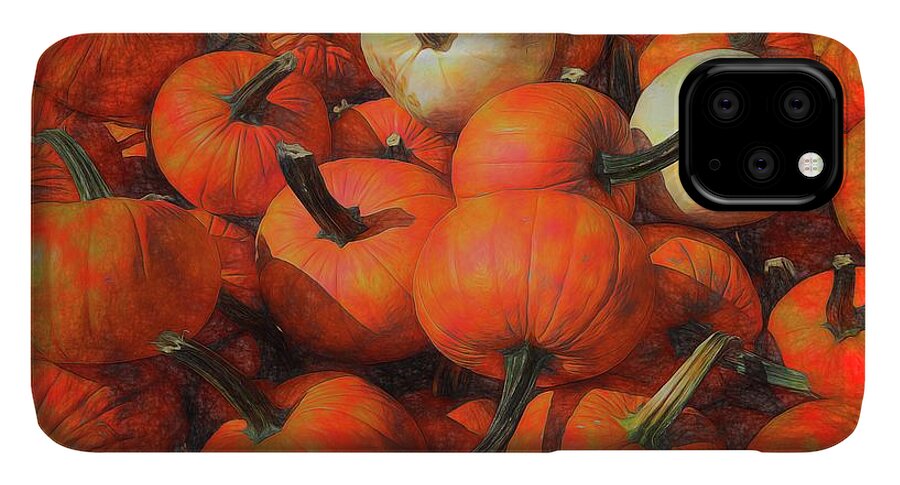 Fall Pumpkin Pile - Phone Case