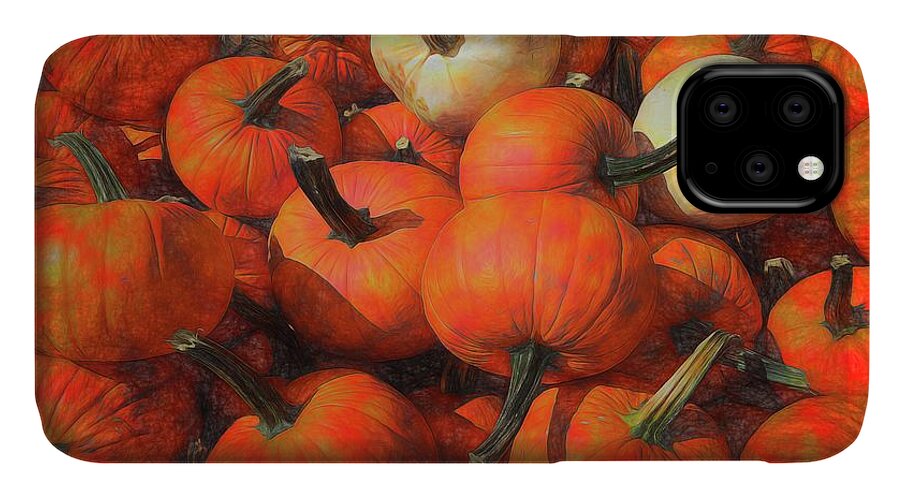 Fall Pumpkin Pile - Phone Case