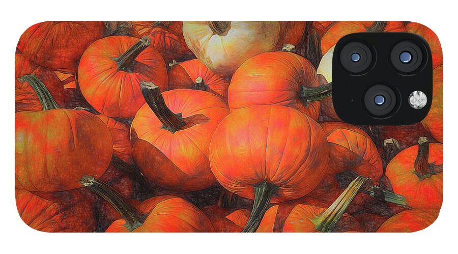Fall Pumpkin Pile - Phone Case