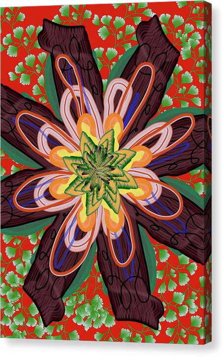 Fantasy Flower No 6 - Canvas Print