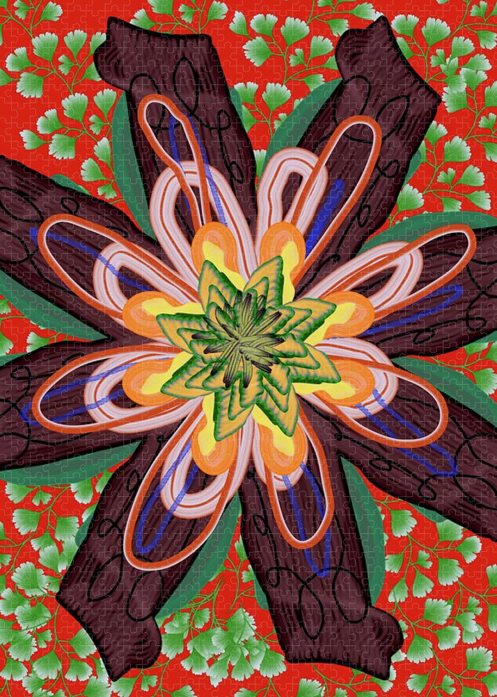 Fantasy Flower No 6 - Puzzle